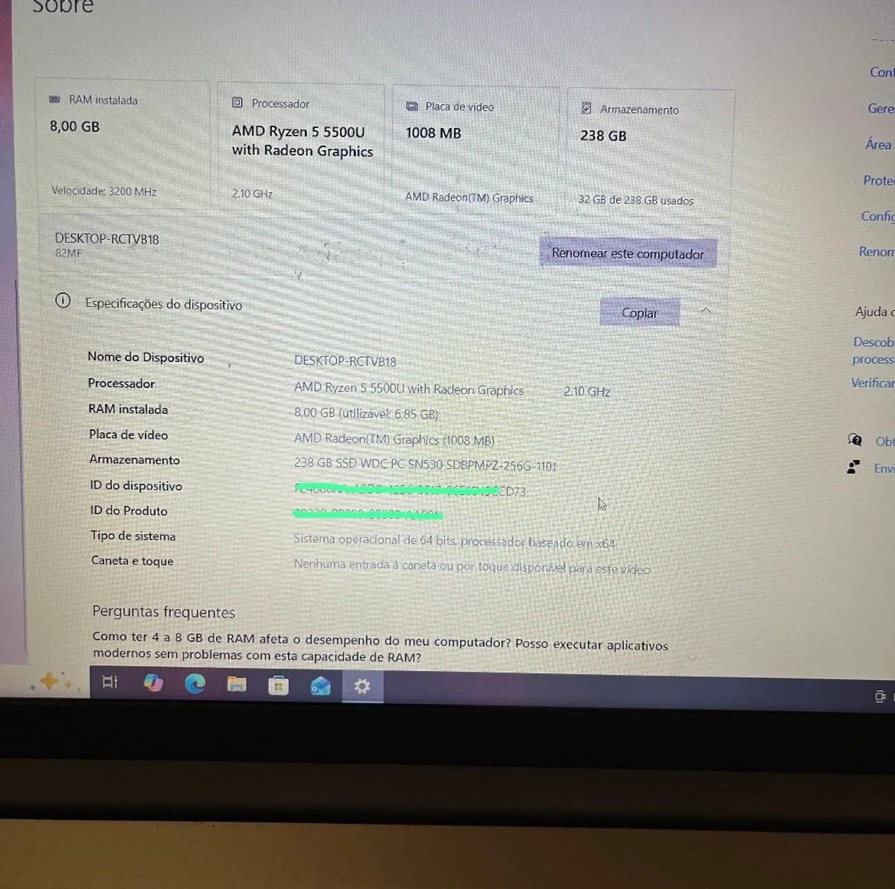 Notebook Lenovo IdeaPad 3 Ryzen 5 - Foto 3