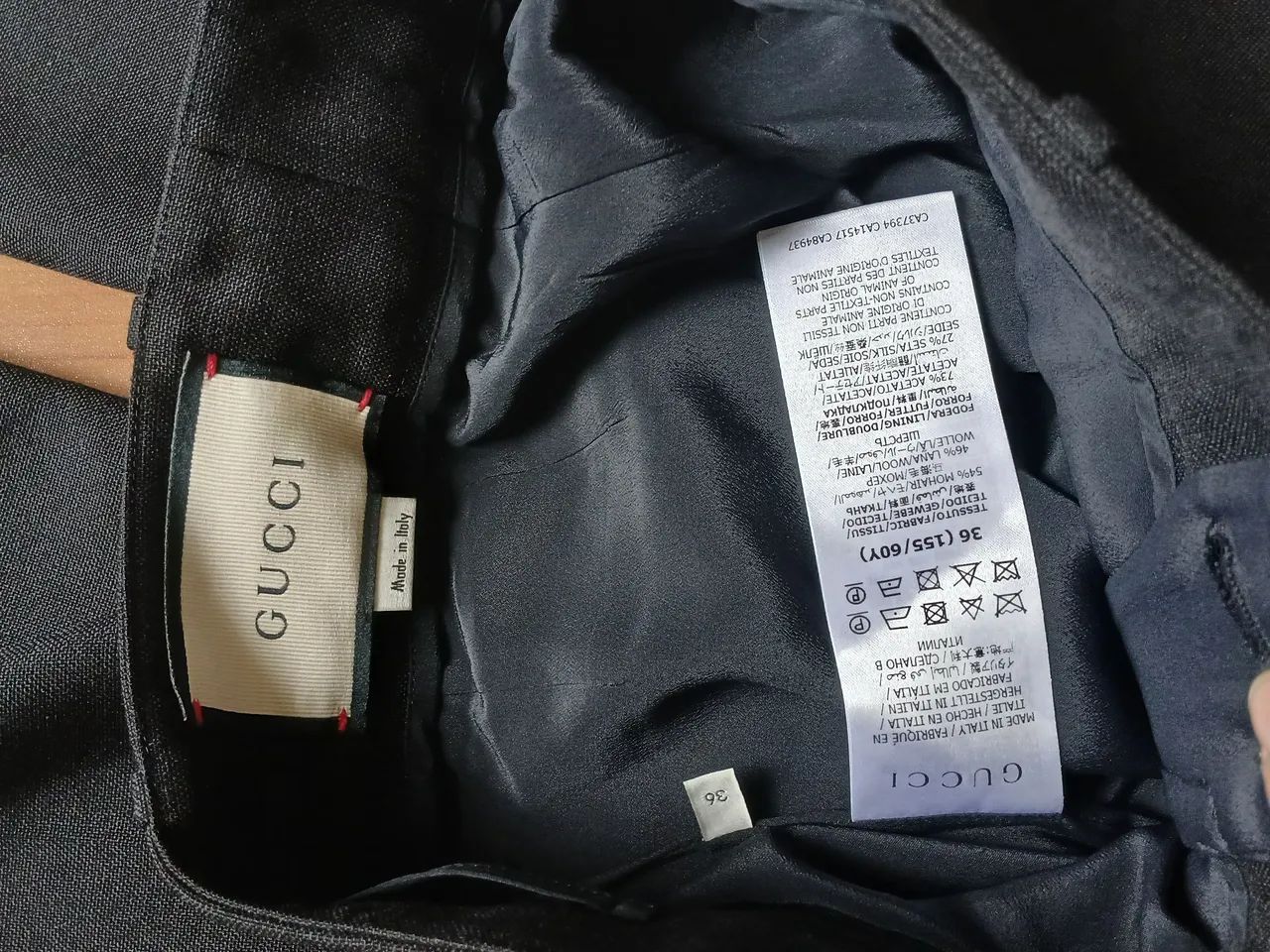 Calça alfaiataria gucci original 36  - Foto 3