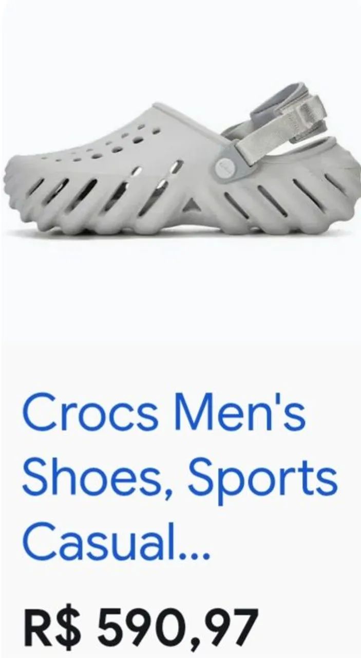 Crocs Tamancos Echo Gum Ro