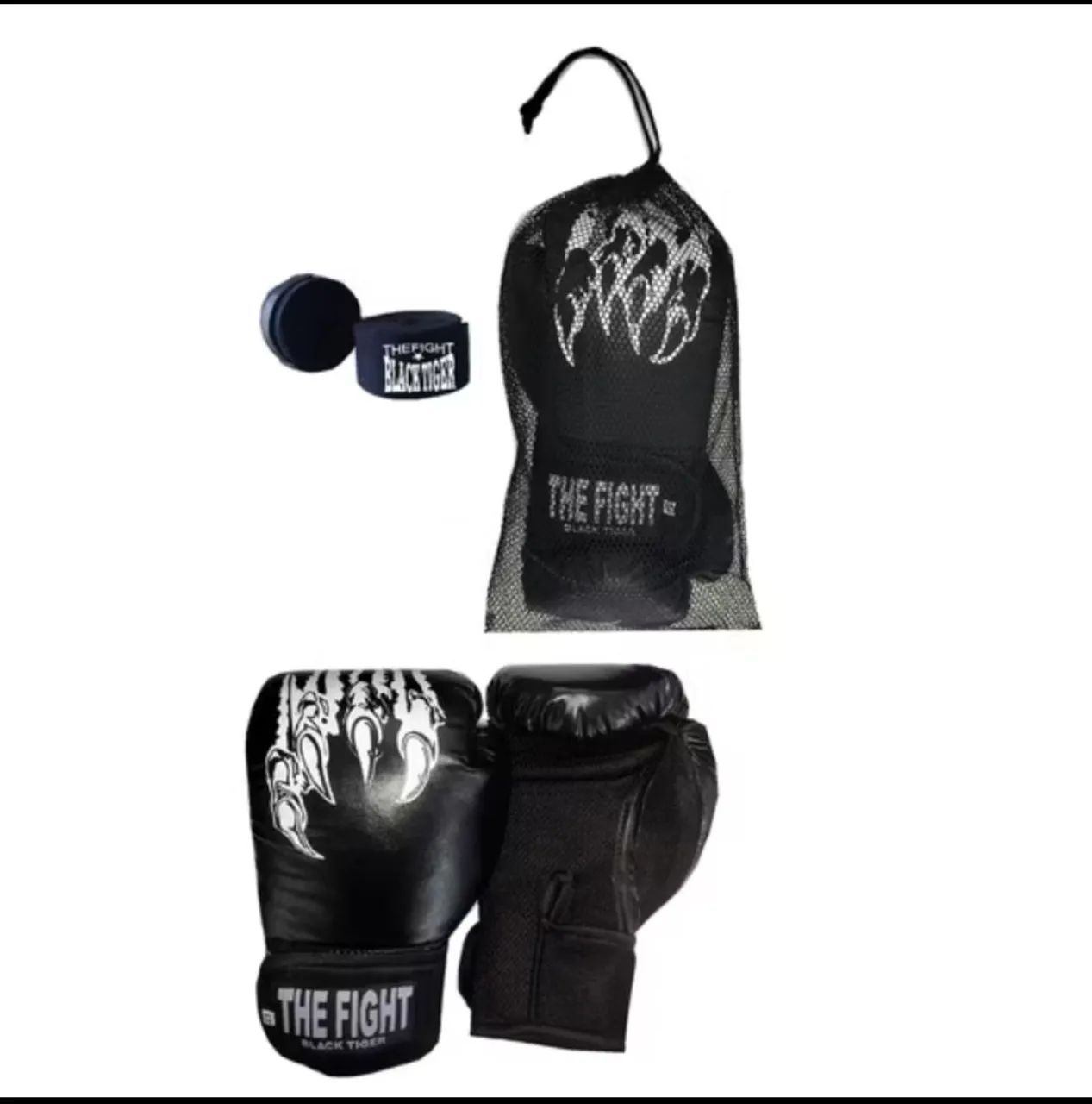 Luva de boxe muay thai+ bandagem