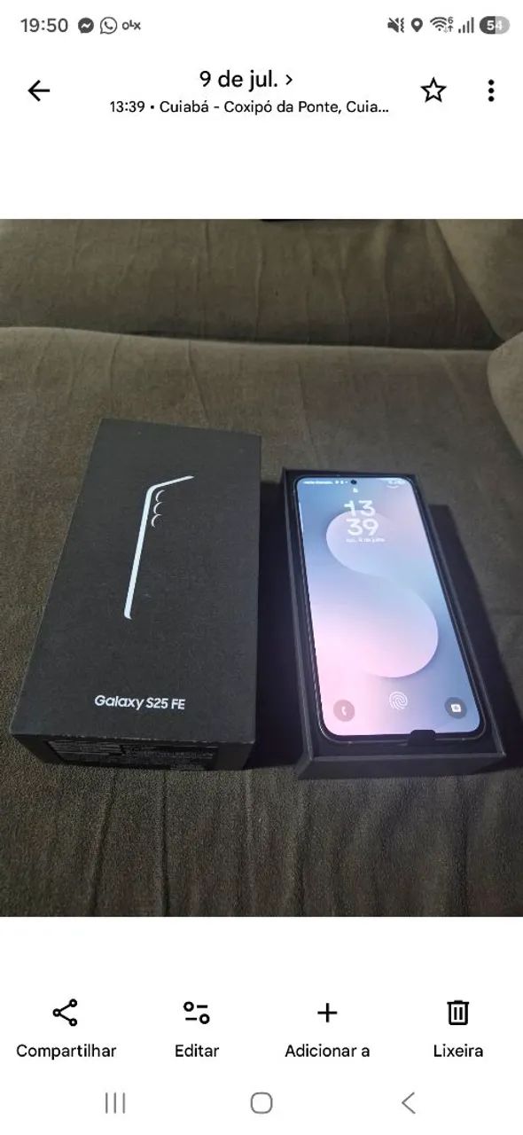 Samsung Galaxy S25 FE 128gb zero