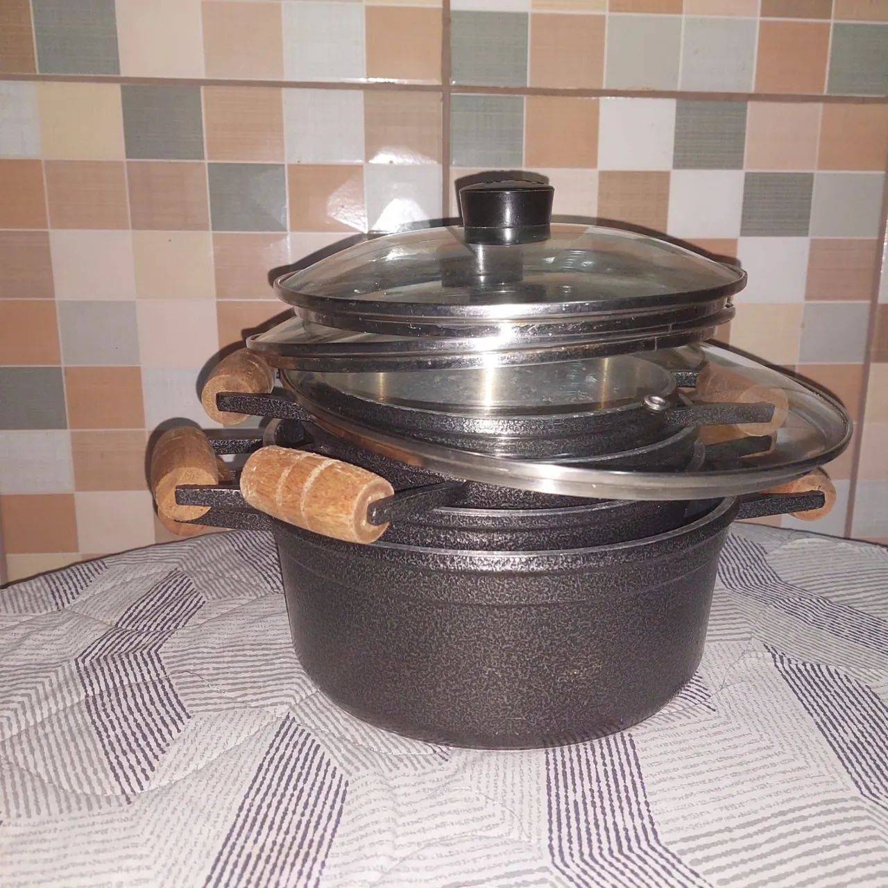 Vendo jogo de panelas - Foto 4