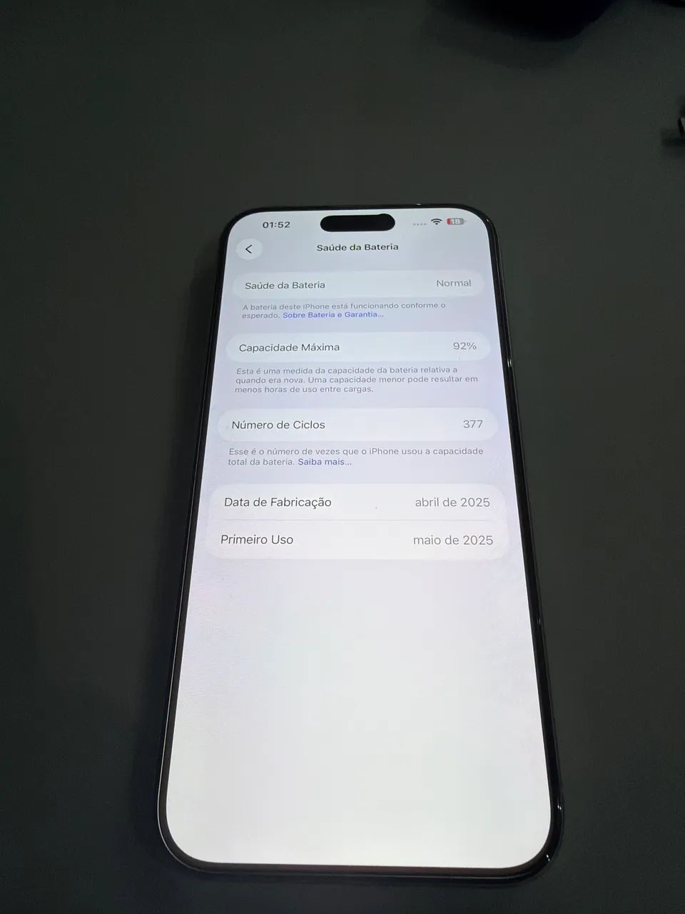 IPHONE 16 Pro max 512GB BRANCO  - Foto 5