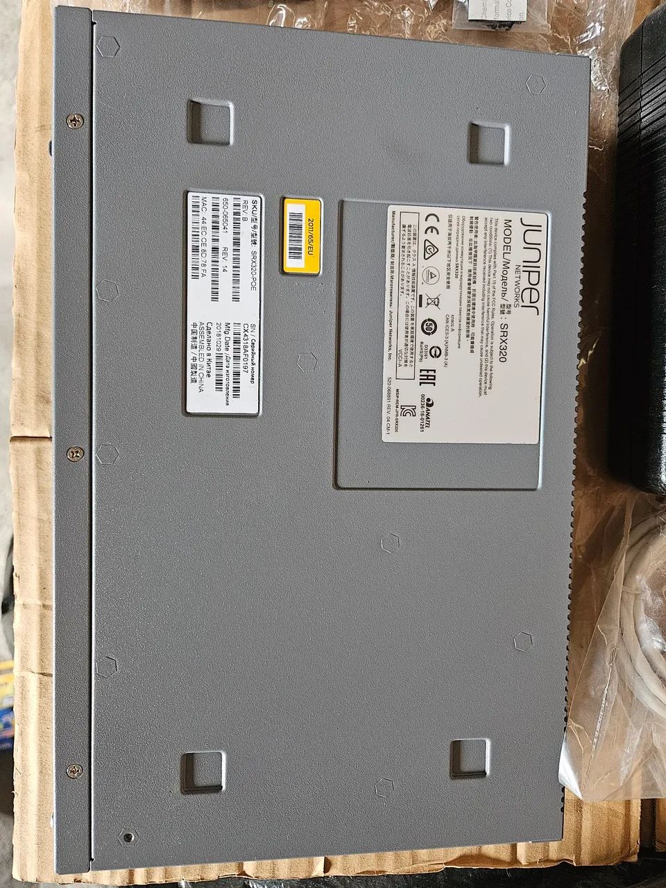 SRX Juniper 320 Network