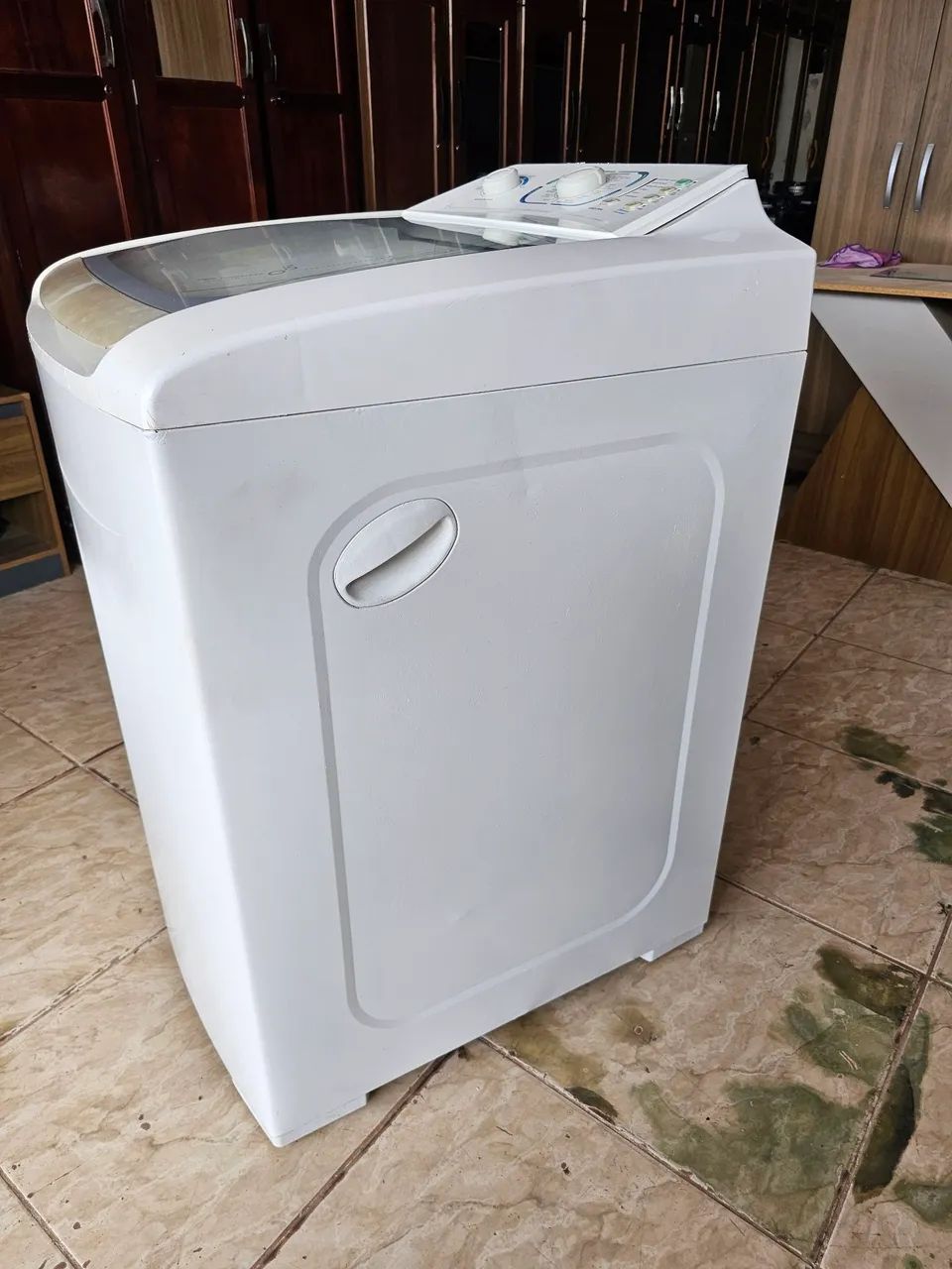 Máquina 12kg bate e seca usada funcionando perfeitamente foi pintada  - Foto 5