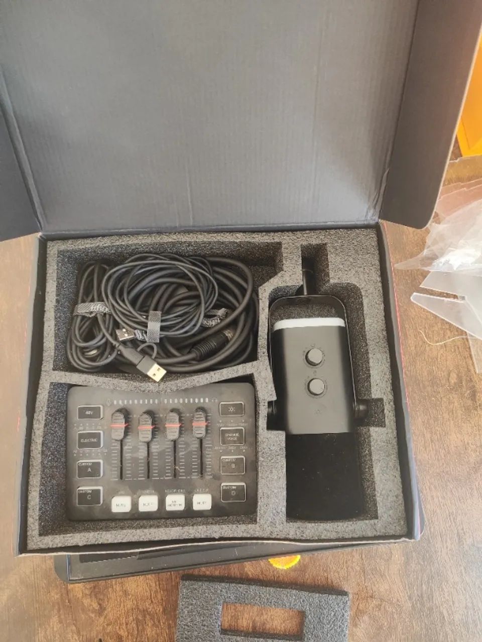 MICROFONE FIFINE KS5 + CONTROLADORA - Foto 2