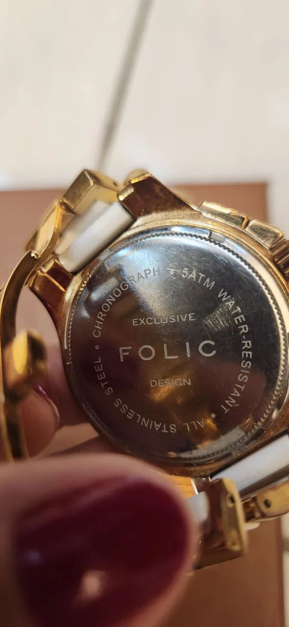 TRIO DE 2 RELÓGIOS MICHAEL KORS E 1 FOLIC - Foto 3