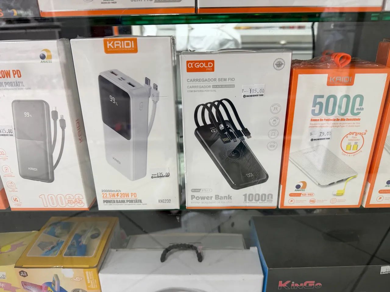 Vendo power bank vários modelos marca kaidi e gold  - Foto 3