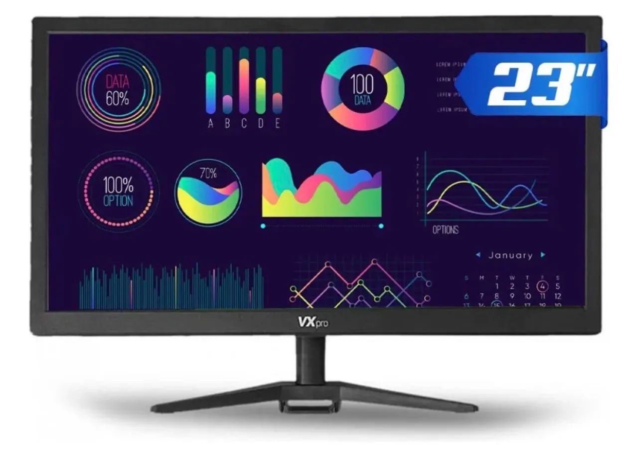 Monitor Vx Pro, 23 Pol, Led, 60hz, - Foto 5