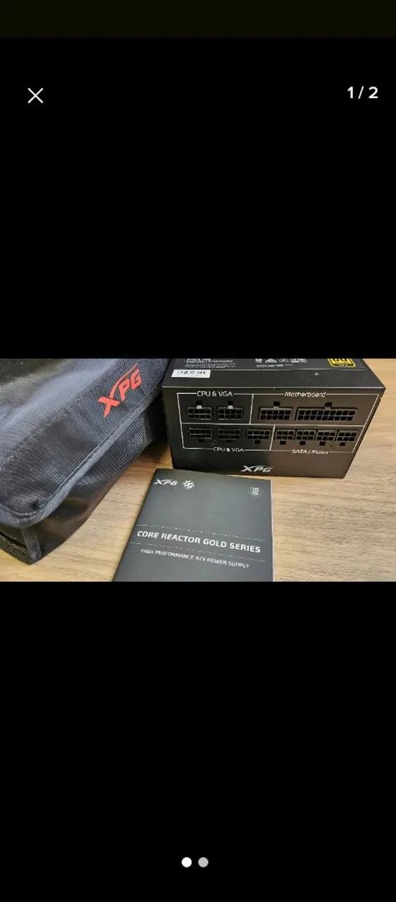 Fonte atx xpg modular 850w  - Foto 2