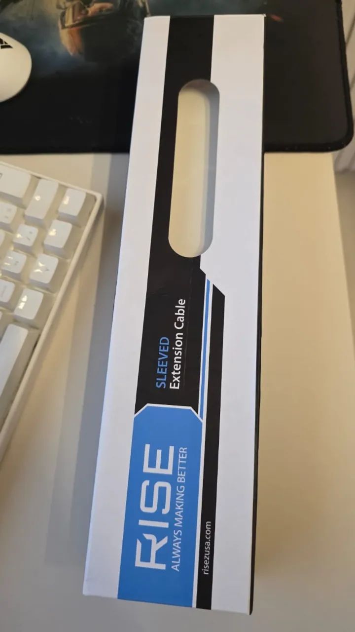 Monitor + Fonte 850w gold + Cabo branco extensor 18AWG + Regua ...