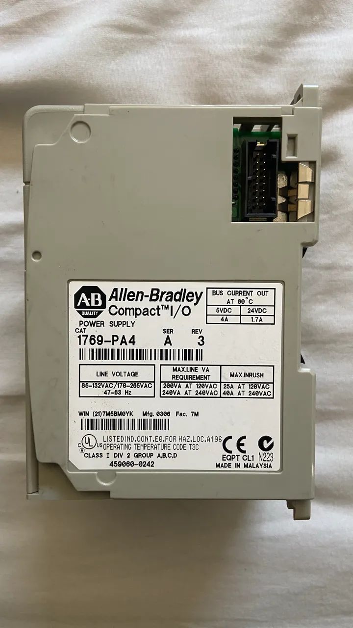 Fonte Allen Bradley 1769-PA3 CompactLogix  - Foto 2