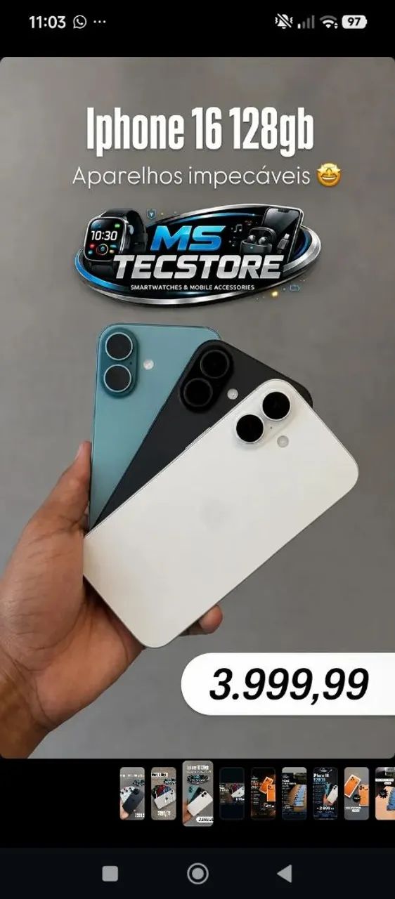 IPHONES - SEMI NOVOS - Foto 3