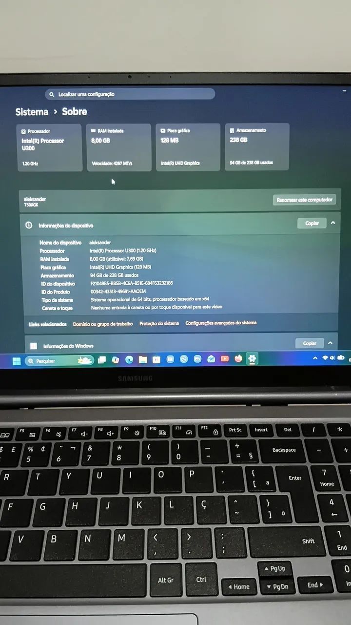 Notebook Samsung Book Pentium Gold  - Foto 2