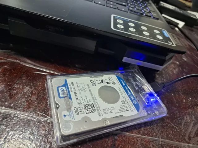 Hd de 500gb externo funcionando perfeitamente - Foto 3