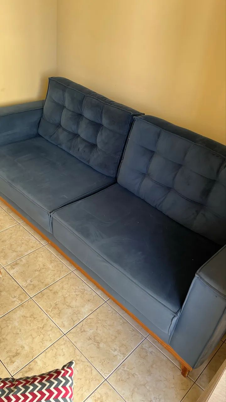 Vendo sofá 03 lugares - Foto 3
