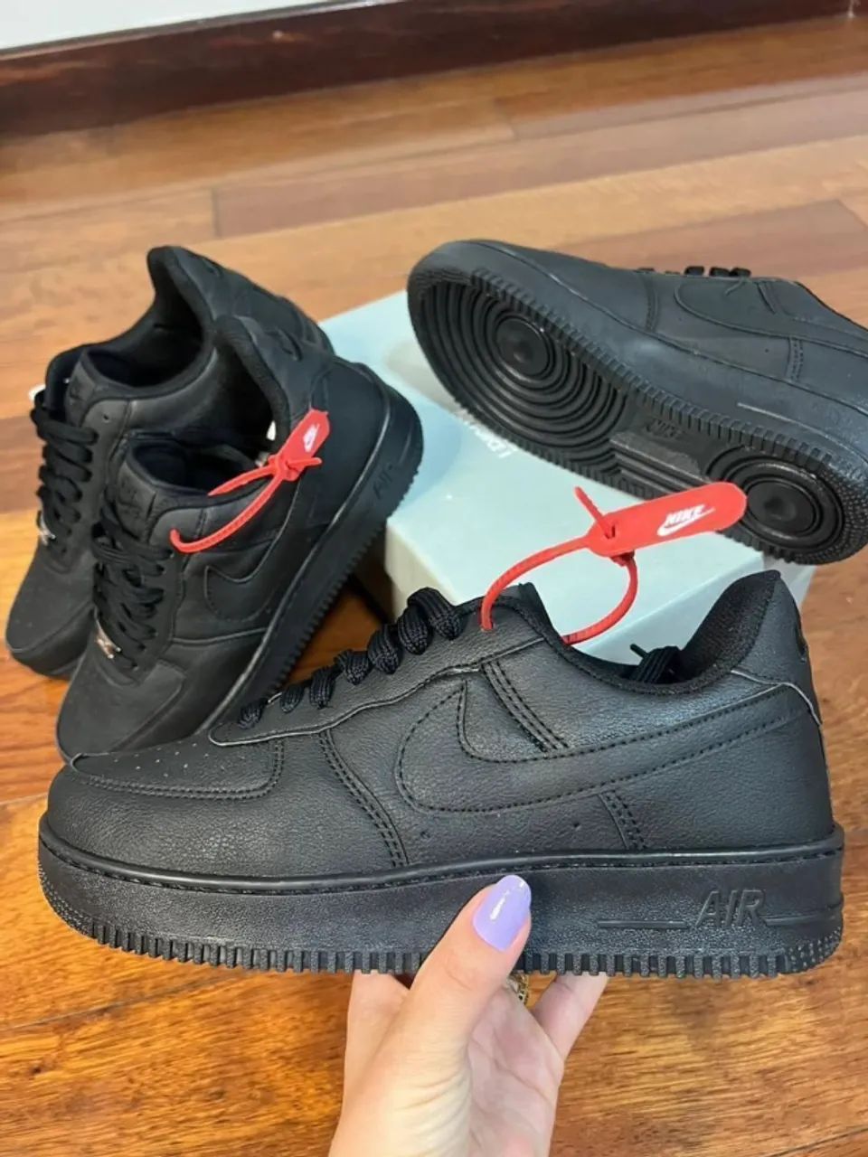 Tenis Air Force 1 Preto Masculino 