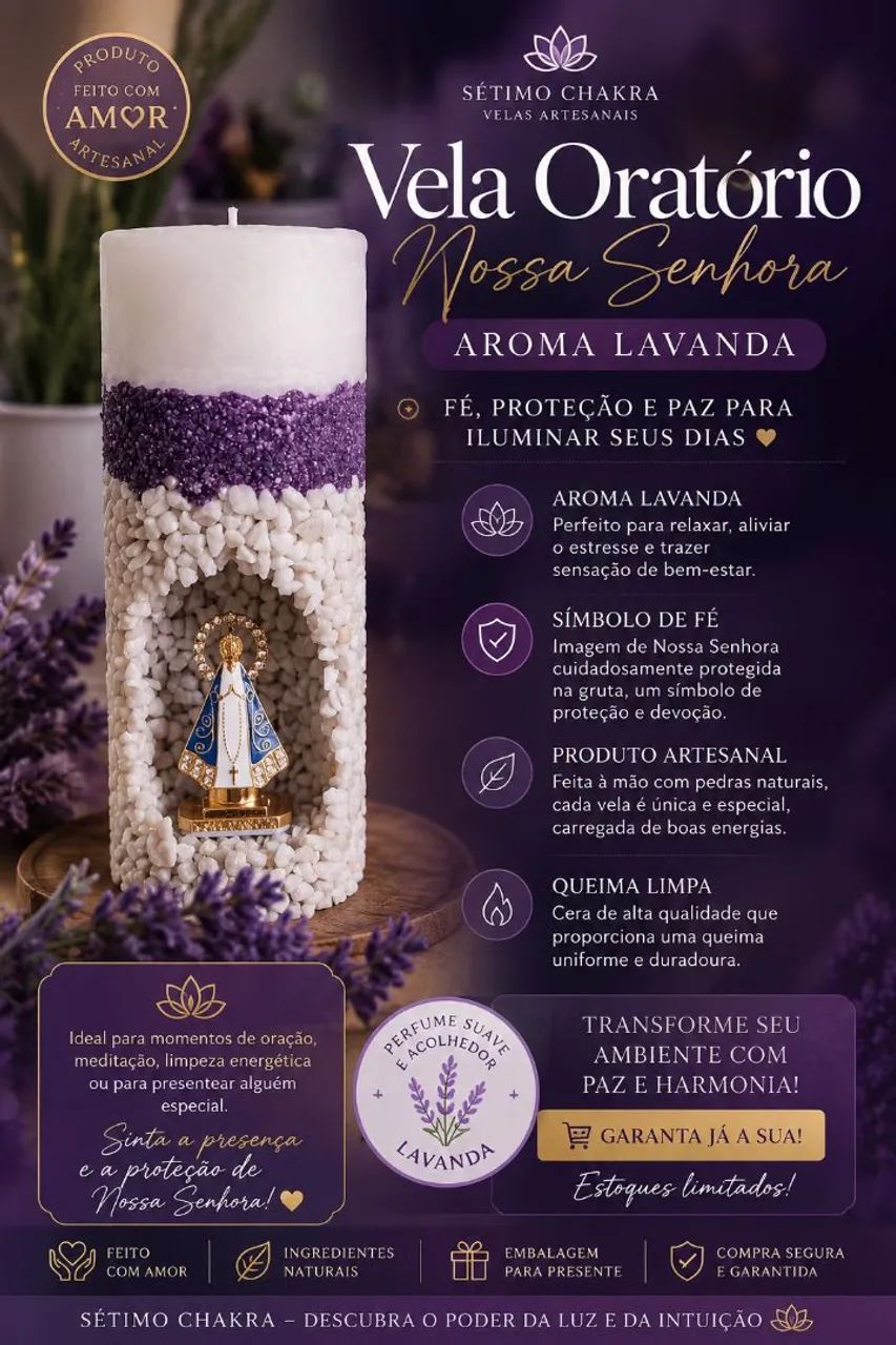 Vela oratório de lavanda ?  - Foto 2