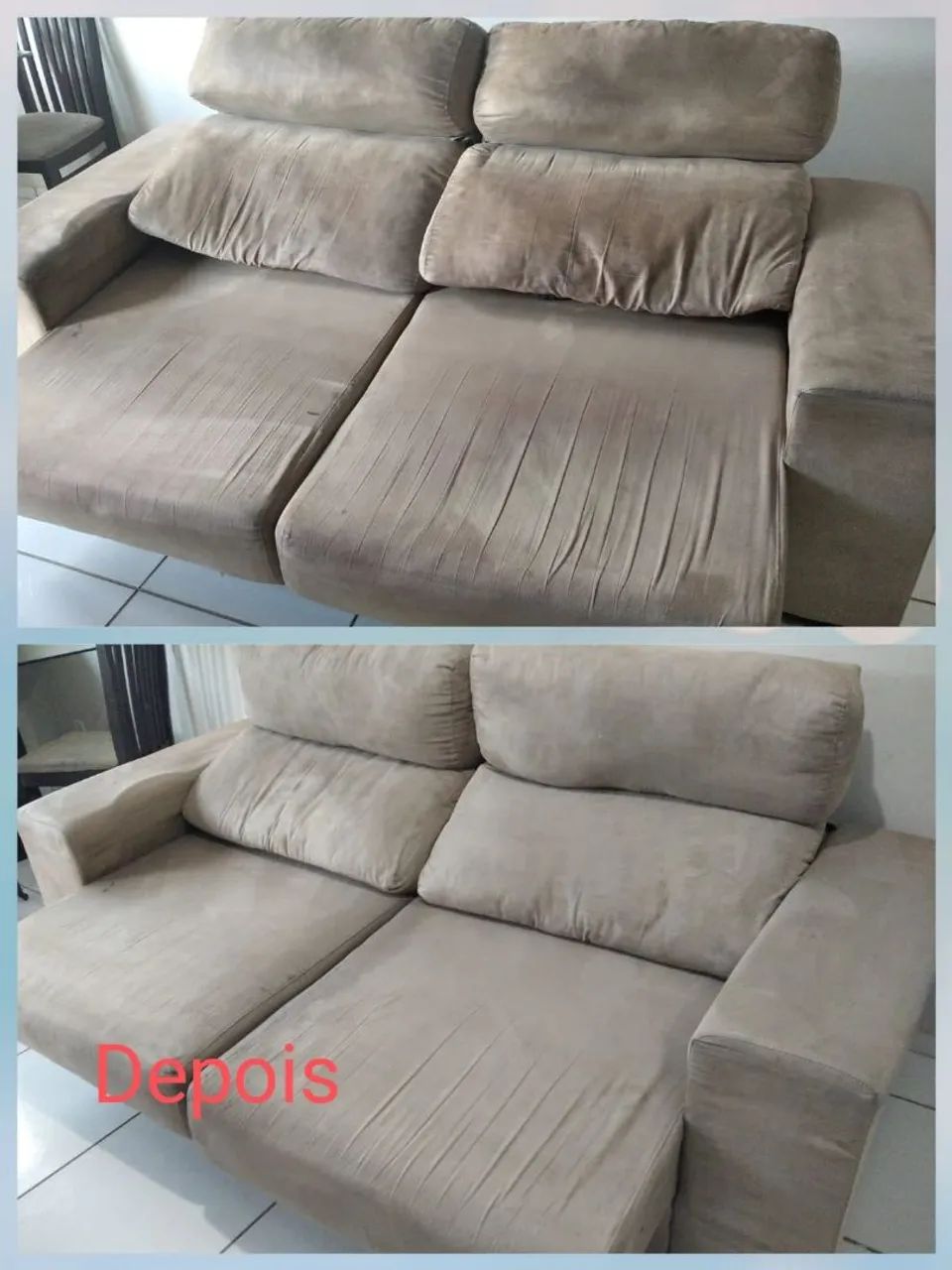 Limpeza Higienização Sofá Cama