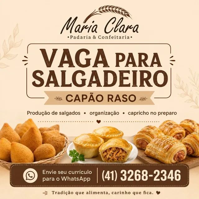 VAGA SALGADEIRO CAPÃO RASO MANHÃ