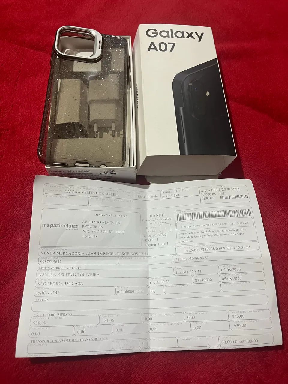 Galaxy a07 256 GB novinho  - Foto 3