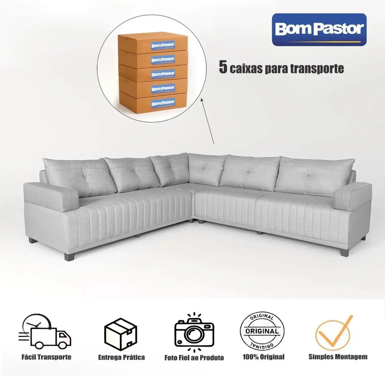 Sofa de canto BOM PASTOR  - Foto 2