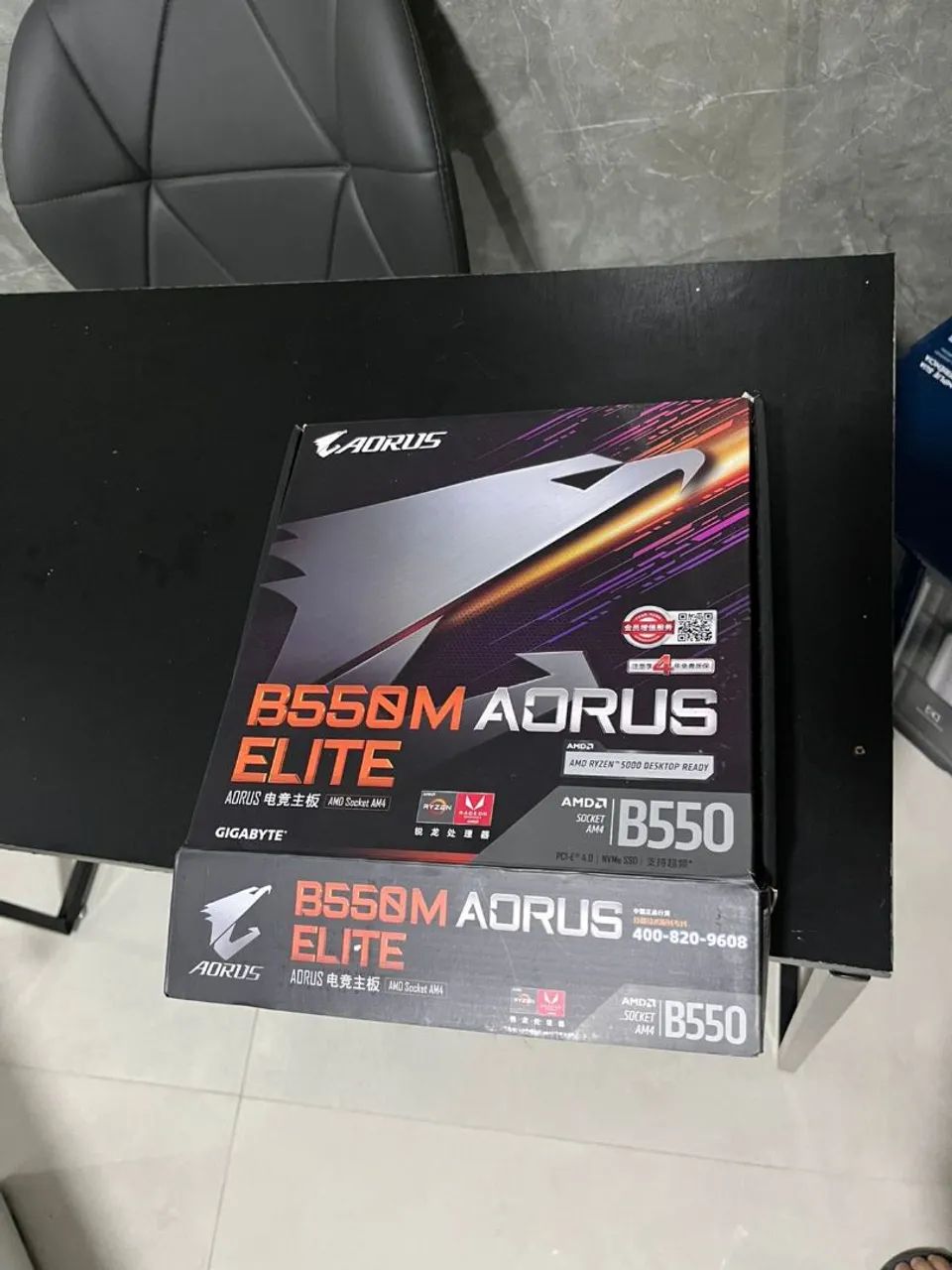 Placa mãe Aorus Elite B550 - Foto 3