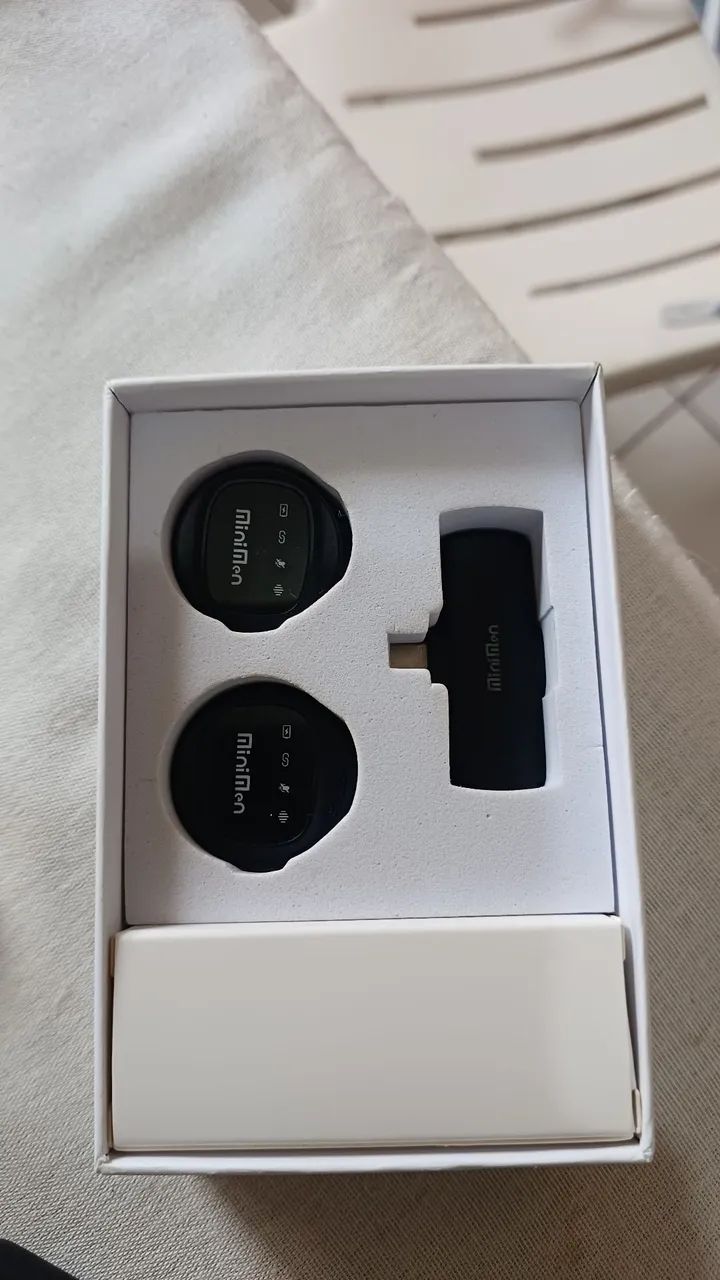 Microfone de Lapela Tipo C - Foto 2