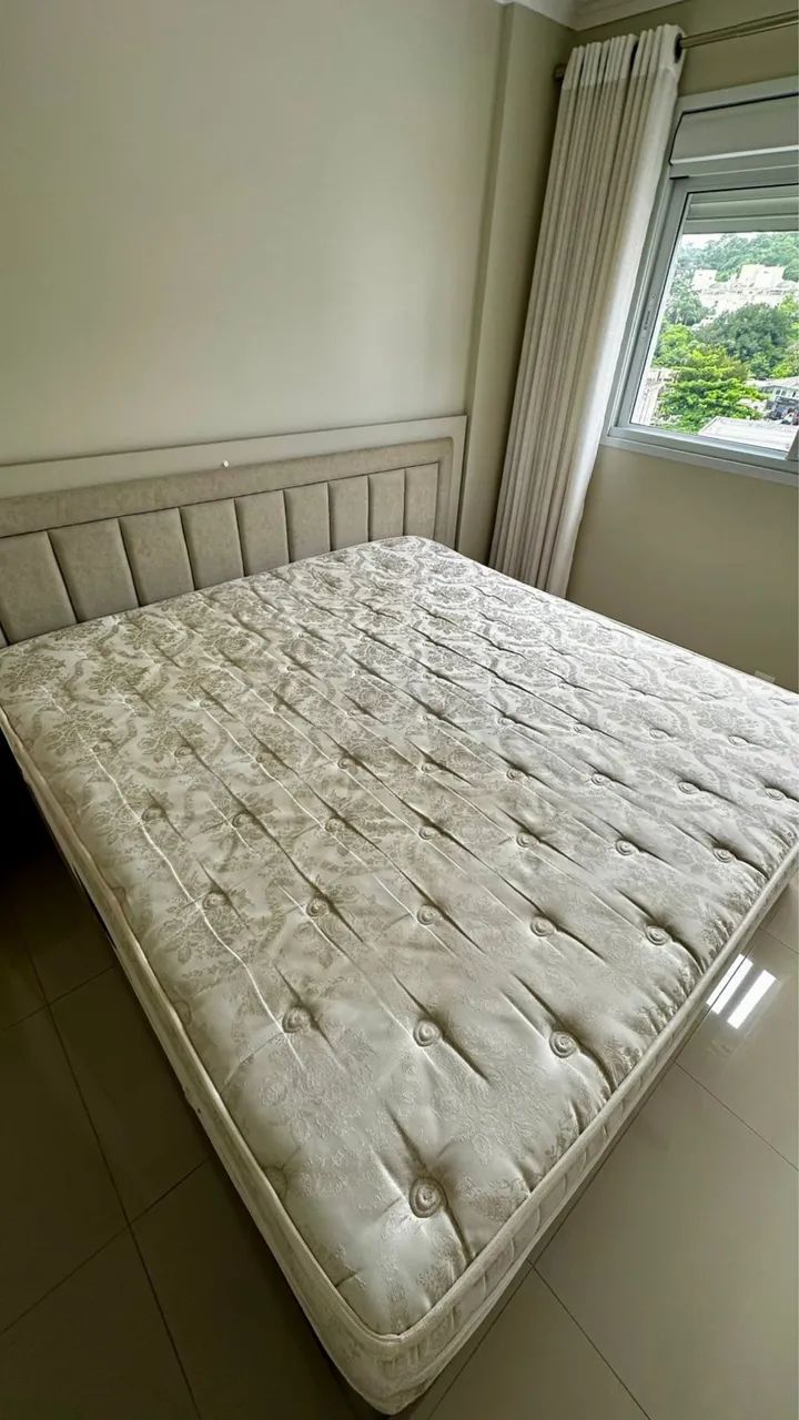 Cama King Size com cabeceira  - Foto 3