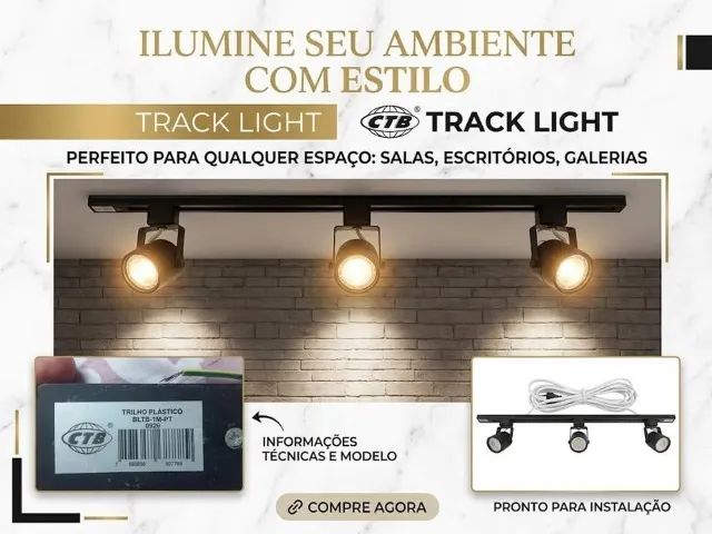 LUMINARIA USADA COM 5 METROS DE TOMADA