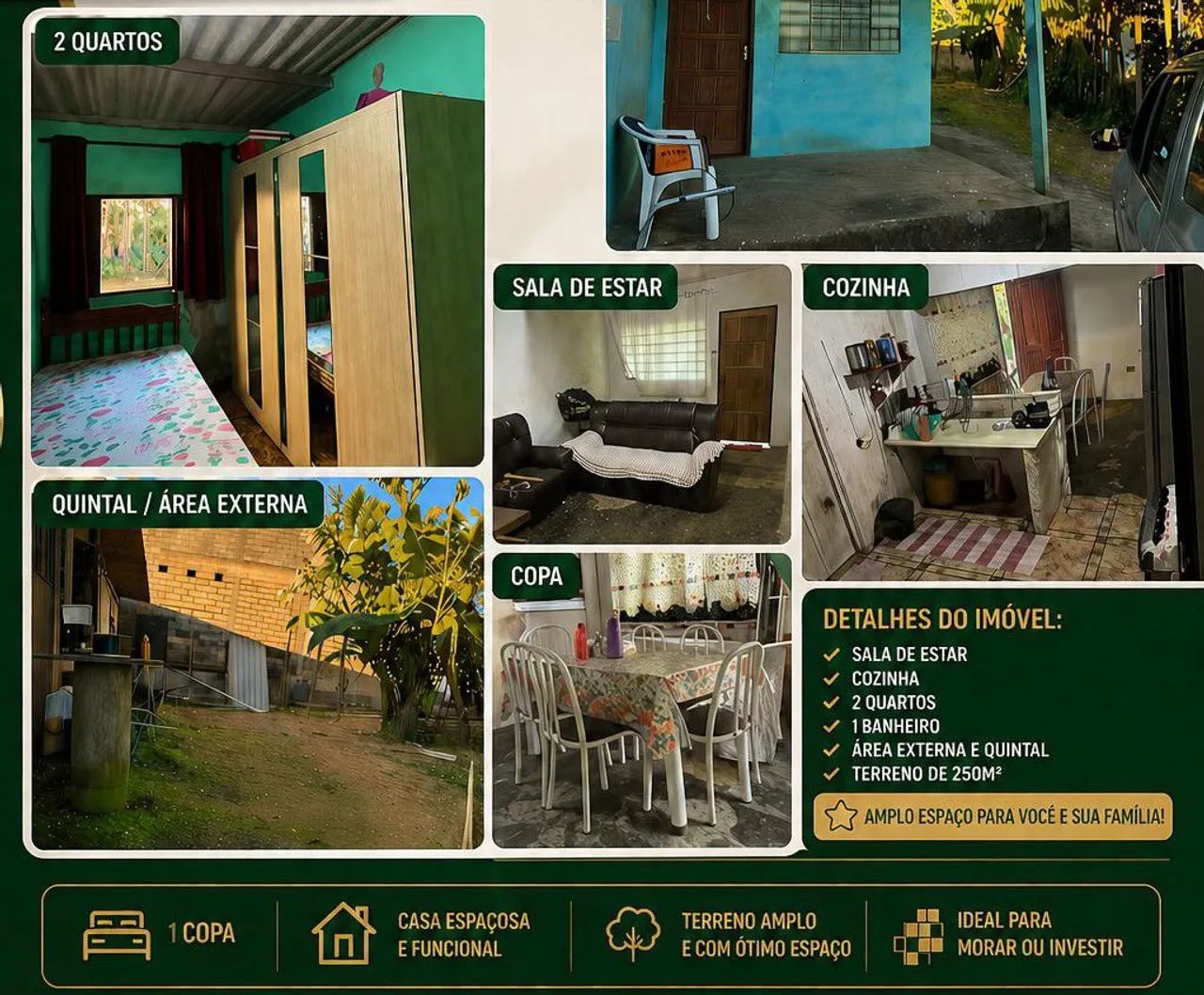 Casa de 5 cômodos em Juquiá inteiro de sp