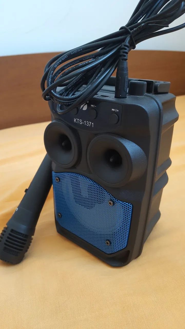 Caixa de som média com microfone ? ?  - Foto 3