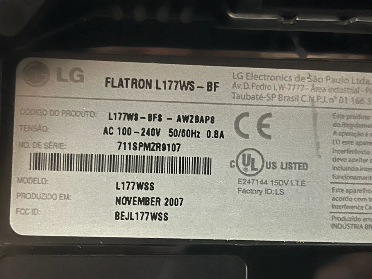 MONITOR LG FLATRON L177WS 17? - Foto 5