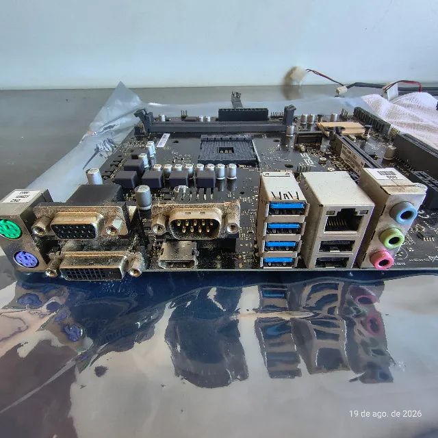 placa mãe ASUS PRIME A320M-C R2.0 - Foto 2