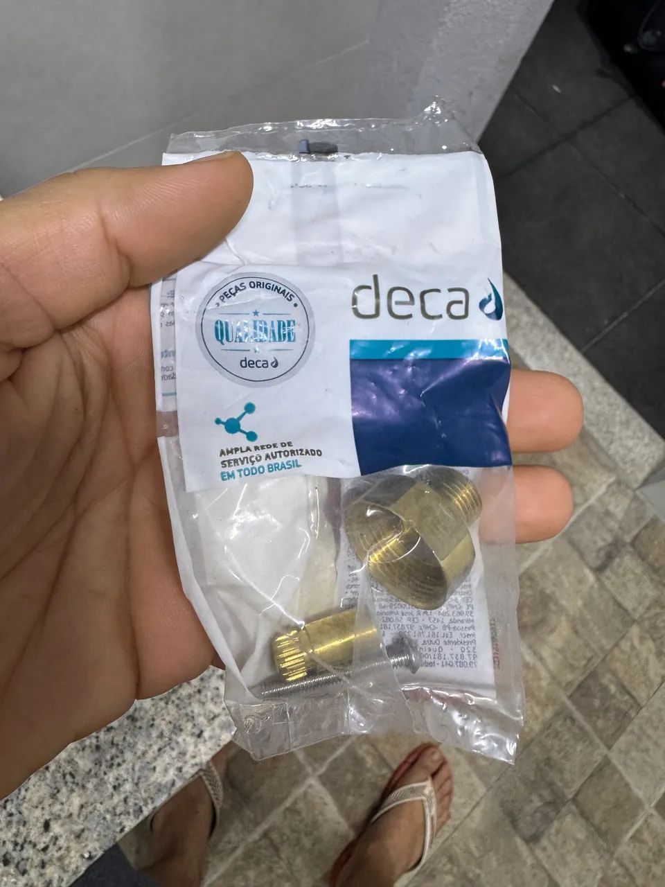 Adaptador registro transforma registro docol para deca 1