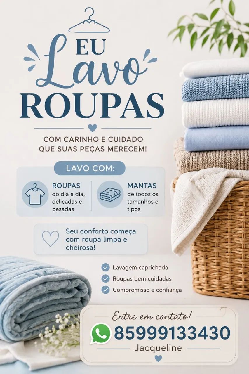 Lavadeira de roupas
