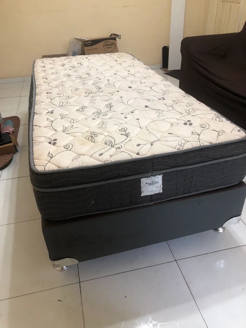 Cama Box solteiro Ortobom 