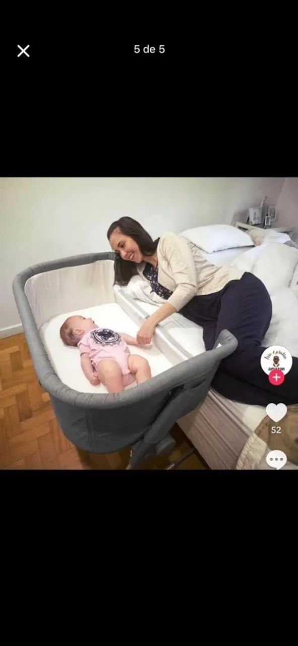 Berço acoplado para cama - Foto 2