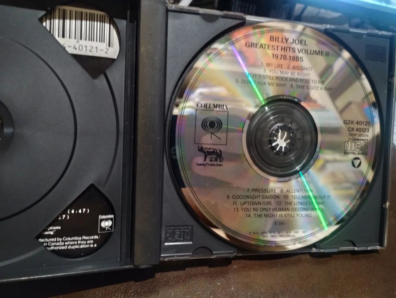 Billy Joel Greatest Hits Volume 1 e Volume 2 Importado Original CD Box - Foto 3