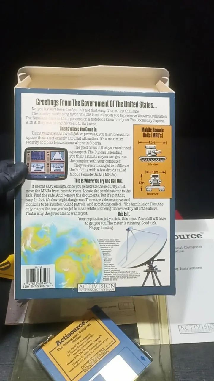 Jogo Atari computer Hacker II The Doomsday papers  - Foto 5