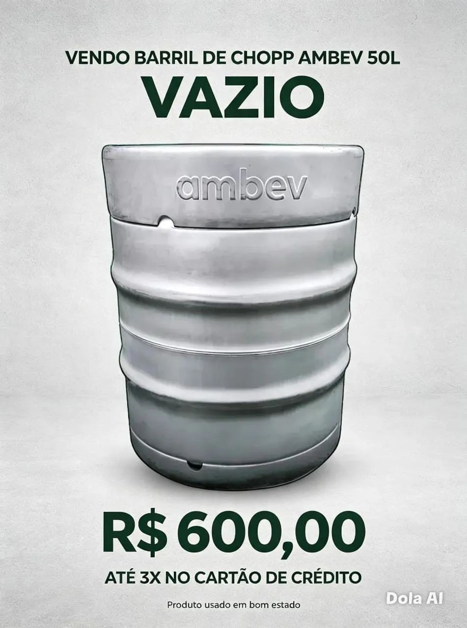 Barril de Chopp AmBev 50L