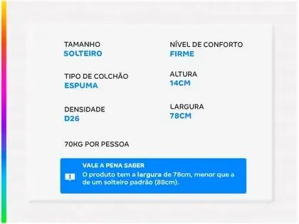 Colchão Solteiro (na garantia) - Foto 5