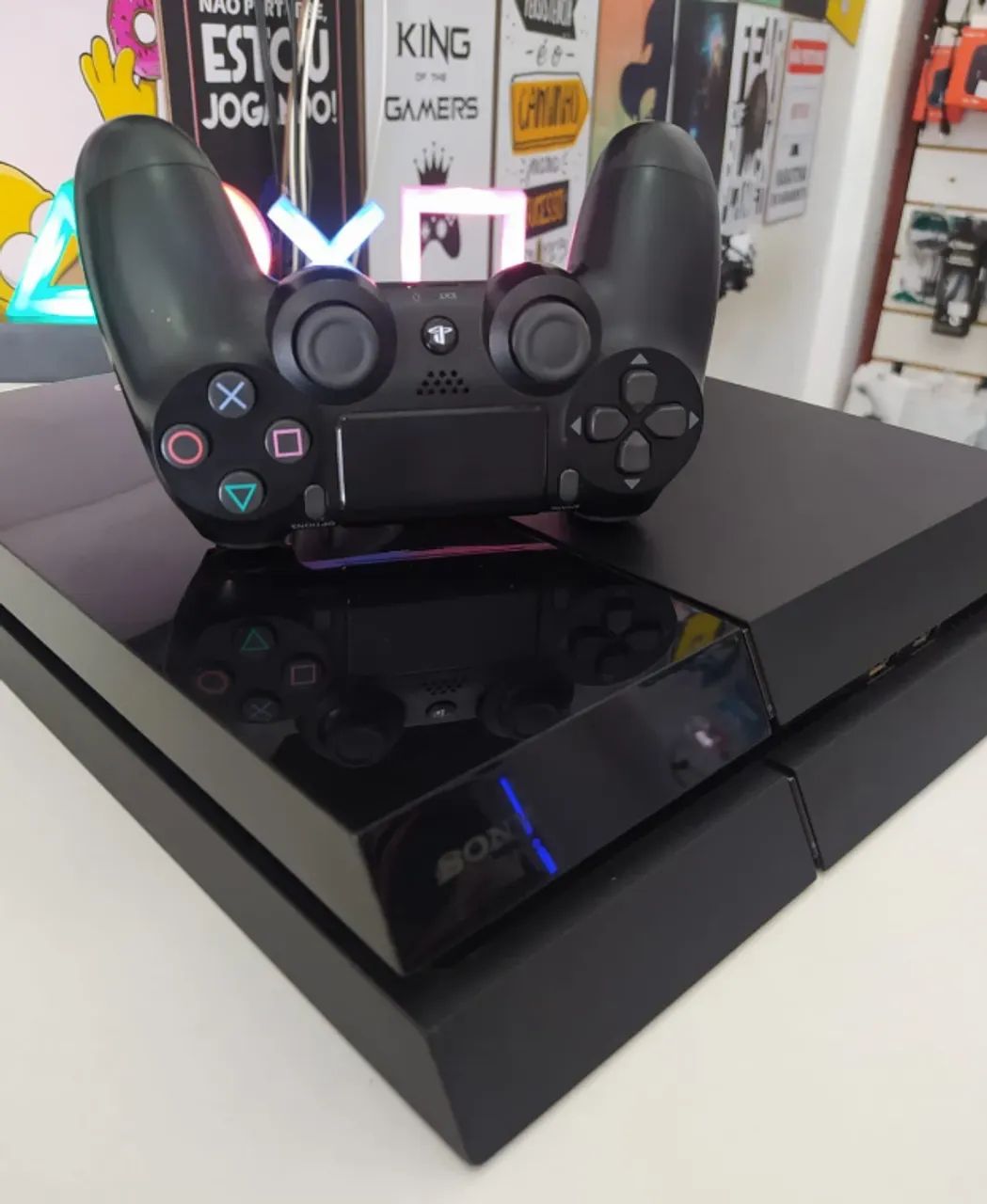 PS4 + Controle Original - 6 Meses de Garantia