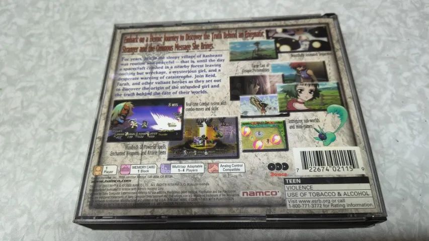 Tales of Destiny II - PS1 - Playstation - Original - Completo - Midia Preta - Foto 2