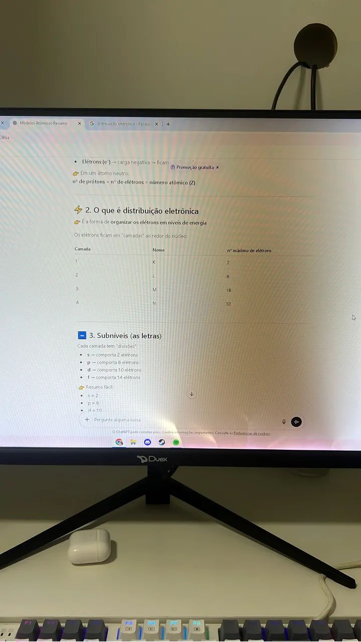 MONITOR DUEX 240HZ IPS 27 POLEGADAS TELA ESCURECENDO  - Foto 2