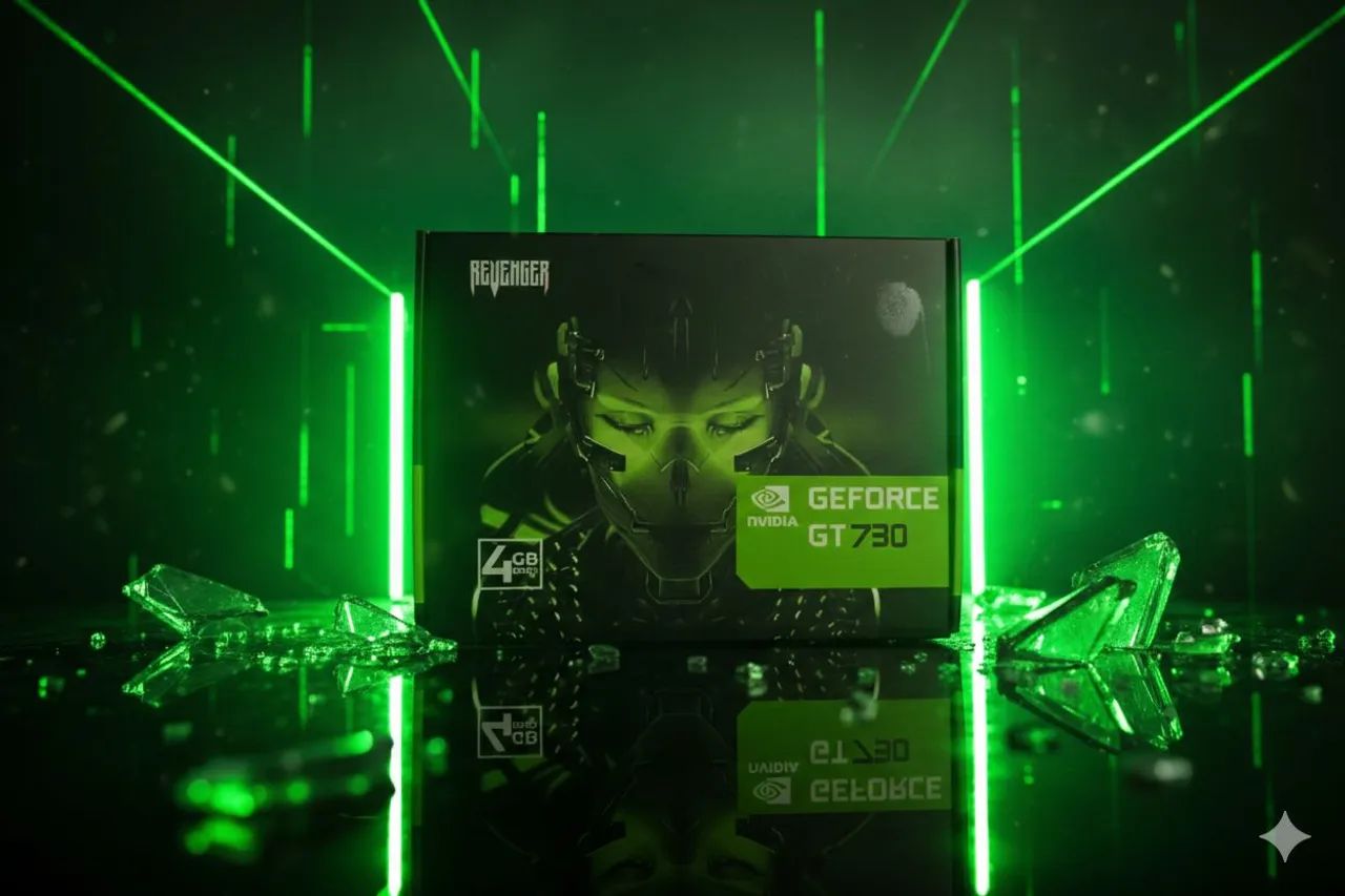 Placa de Vídeo Revenger Nvidia GeForce GT730 4GB DDR3, PCIe - Foto 2