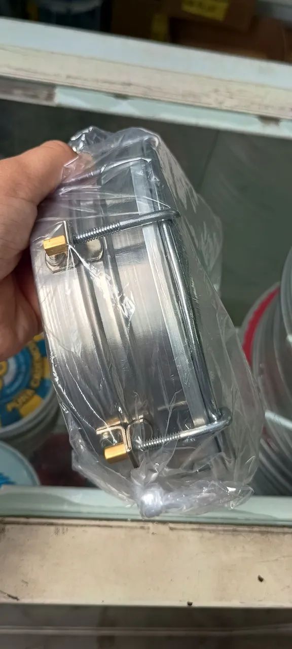 Tamborim 6" polegadas Aço Inox profissional Ivsom na promoção  - Foto 4