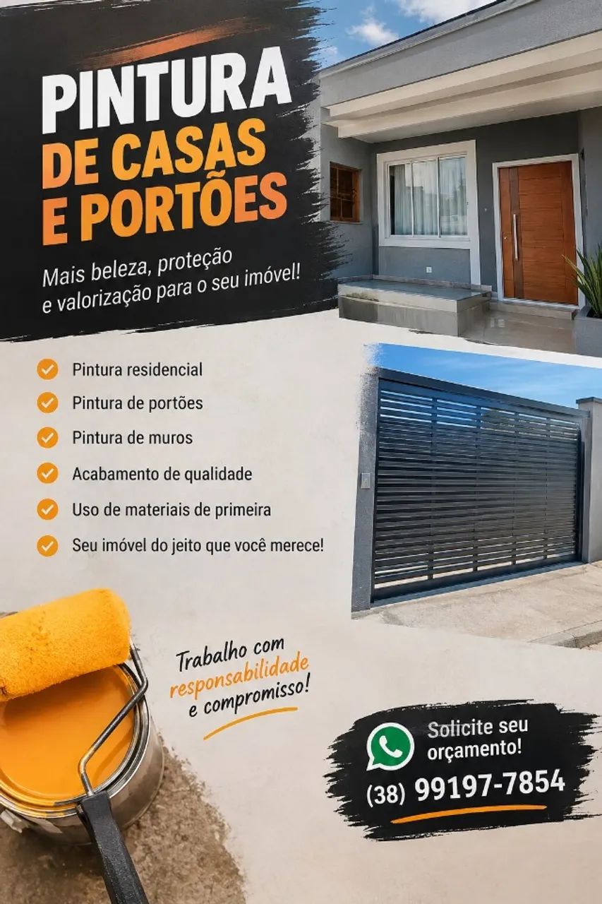 Pintura de casas e comércios