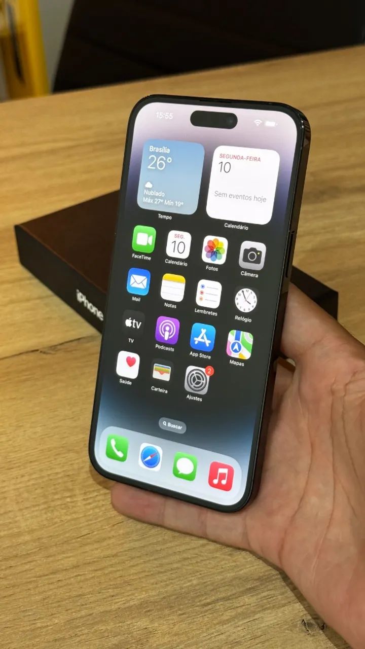 iPhone 14 Pro Max 128GB Space Black - Loja física! Com 3 meses de