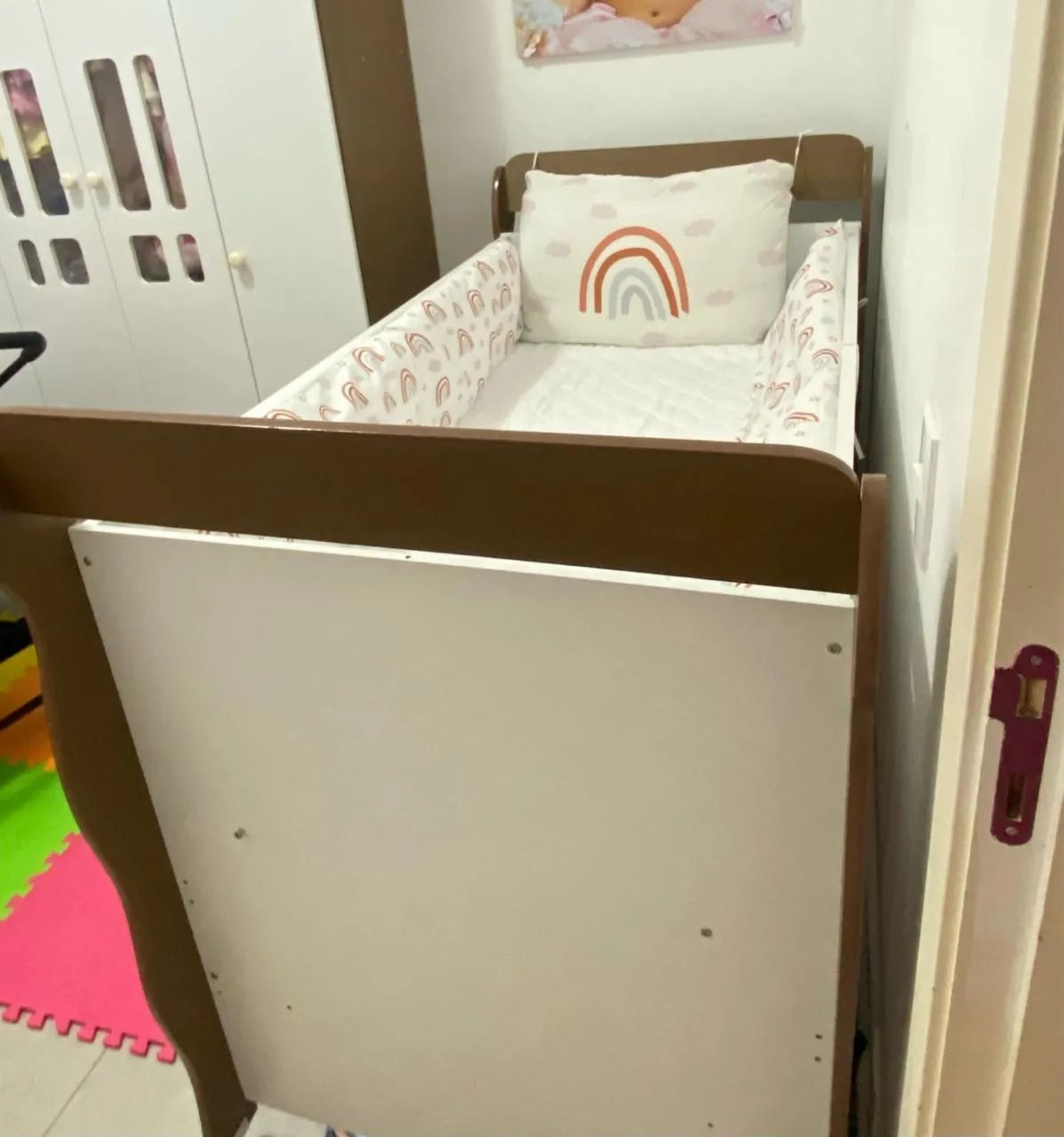 Conjunto Quarto Infantil: Guarda-Roupa, Cômoda e Berço - Foto 2